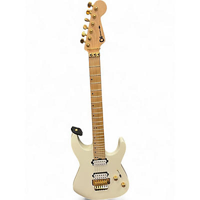Used Charvel DK24 Antique White Solid Body Electric Guitar