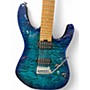 Used Charvel DK24 Blue Solid Body Electric Guitar Blue