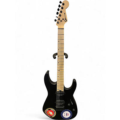 Used Charvel DK24 HH HT Satin Black Solid Body Electric Guitar