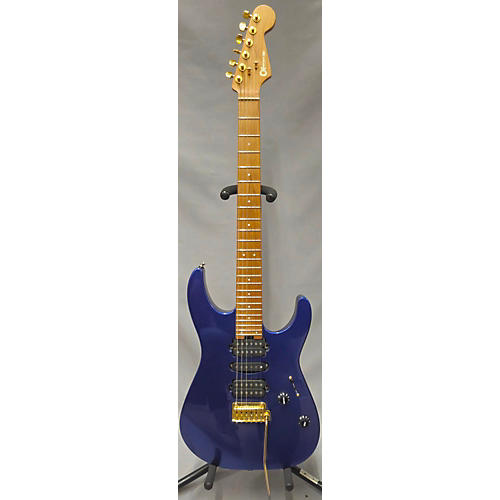 Charvel Used Charvel DK24 HSH 2PT CM Blue Solid Body Electric Guitar Blue