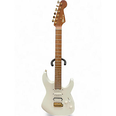 Used Charvel DK24 HSS Arctic White Solid Body Electric Guitar