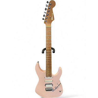 Used Charvel DK24 HSS SATIN SHELL PINK Solid Body Electric Guitar