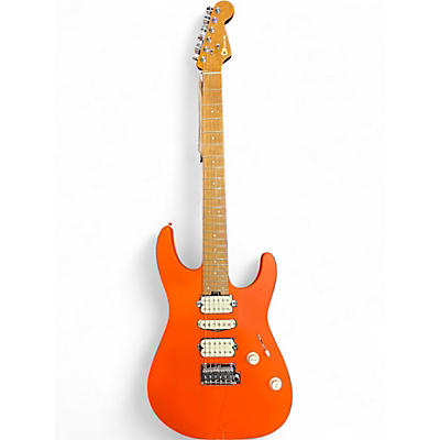 Used Charvel DK24 Orange Solid Body Electric Guitar