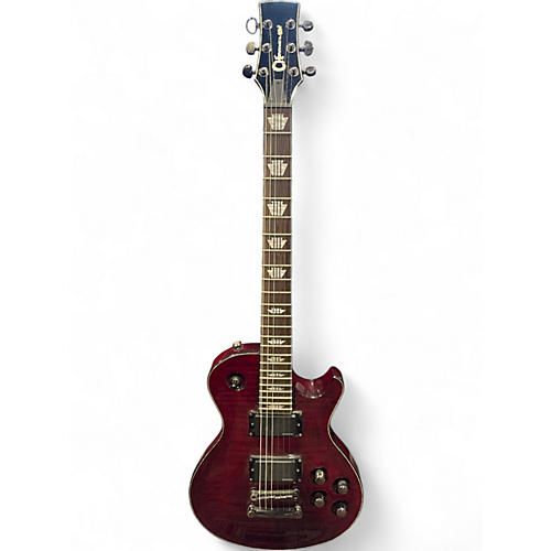 Used Charvel Desolation DS-1 ST Trans Red Solid Body Electric Guitar Trans Red