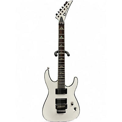 Used Charvel Desolation DX-1 FR Soloist White Solid Body Electric Guitar