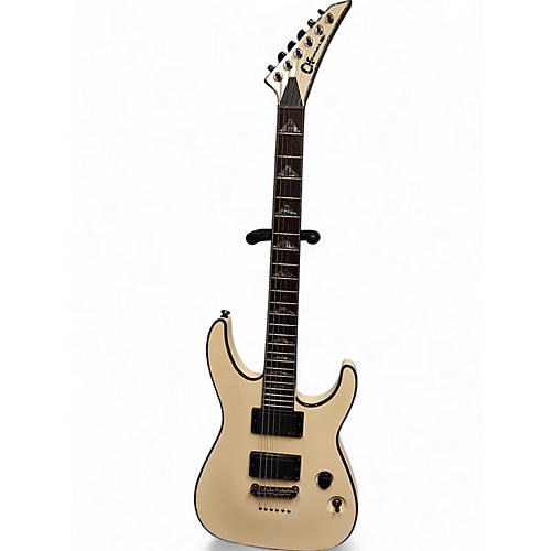 Charvel Used Charvel Desolation DX-1 ST Soloist Antique White Solid Body Electric Guitar Antique White