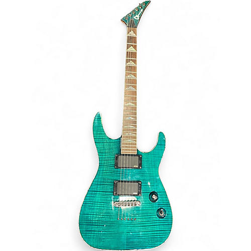Used Charvel Desolation DX-1 ST Soloist Trans Blue Smear Solid Body Electric Guitar Trans Blue Smear