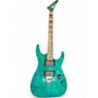 Used Charvel Desolation DX-1 ST Soloist Trans Blue Smear Solid Body Electric Guitar Trans Blue Smear