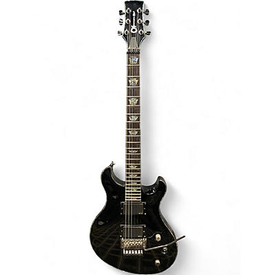 Used Charvel Desolation Double Cutaway 1 with Floyd Rose Ebony Solid Body Electric Guitar