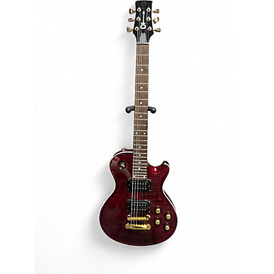 Used Charvel Desolation Single Cutaway 3 Trans Red Solid Body Electric Guitar