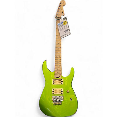 Charvel Used Charvel Dk 2h Fr Master Built LIME GREEN METALLIC Solid Body Electric Guitar