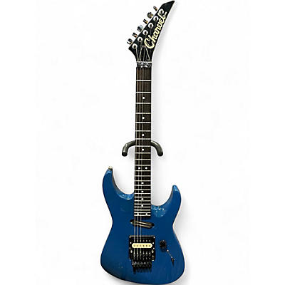 Used Charvel Fusion Deluxe Blue Solid Body Electric Guitar