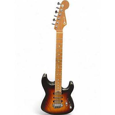 Used Charvel Guthrie Govan Signature MJ Series San Dimas SD24 CM 2 Tone Sunburst Solid Body Electric Guitar