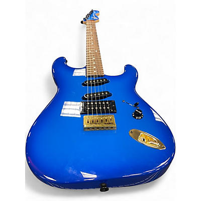 Used Charvel Jake E. Lee Signature Model Blue Burst Solid Body Electric Guitar