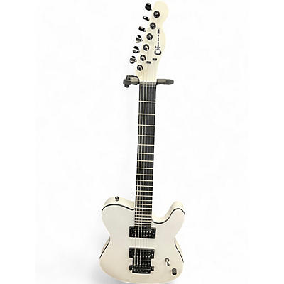 Used Charvel Joe Duplantier Signature Pro-Mod San Dimas Style 2 HH Satin White Solid Body Electric Guitar