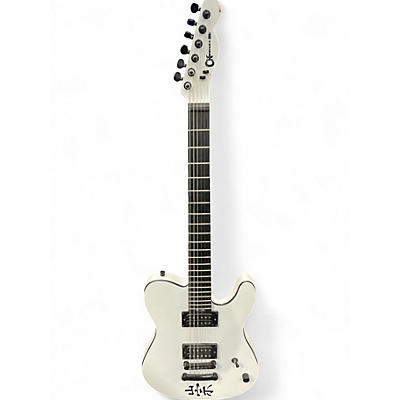 Used Charvel Joe Duplantier Signature Pro-Mod San Dimas Style 2 HH Satin White Solid Body Electric Guitar
