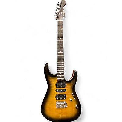 Used Charvel MJ DK24 HSH Antique Burst Solid Body Electric Guitar