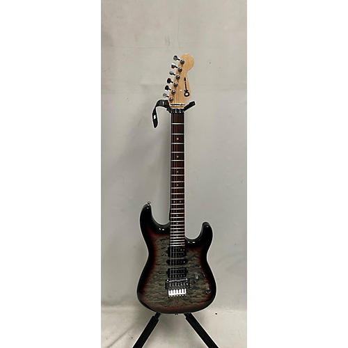 Charvel Used Charvel MJ SAN DIMAS STYLE 1 HSH FR M QM MIDNIGHT GLOW Solid Body Electric Guitar MIDNIGHT GLOW