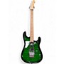 Used Charvel MJ San Dimas Style 1 HSH Transparent Green Burst Solid Body Electric Guitar Transparent Green Burst
