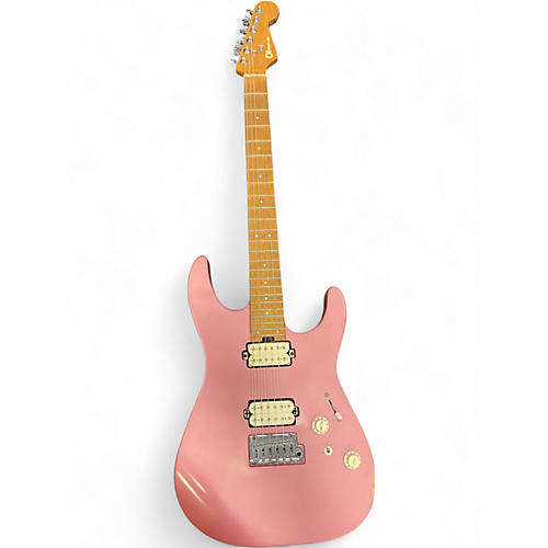 Used Charvel MOD PRO DK24  Pink Solid Body Electric Guitar Pink
