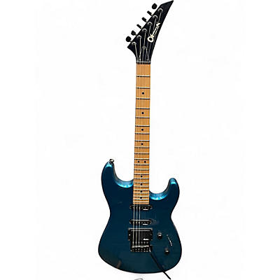 Used Charvel Model 1C Blue Solid Body Electric Guitar