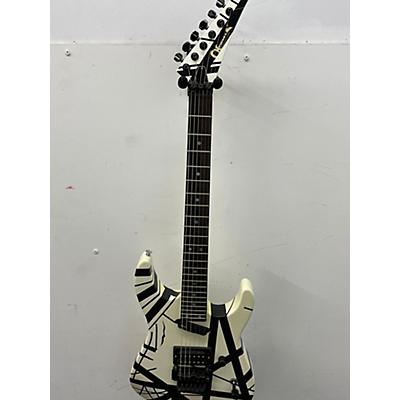 Charvel Used Charvel Model 5FX Black And White W/ EVH Stripes Solid Body Electric Guitar