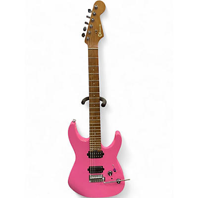 Used Charvel PM DK24 HH 2PT PIINK Solid Body Electric Guitar