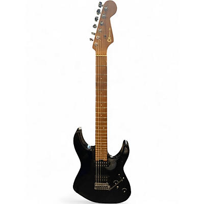 Used Charvel PRO-MOD DK24 HH 2PT CM Black Solid Body Electric Guitar