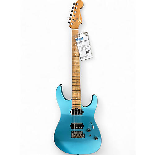 Used Charvel PRO MOD DK24 HH Blue Solid Body Electric Guitar Blue