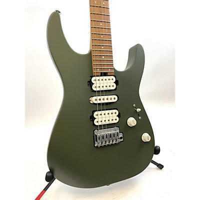 Charvel Used Charvel PRO MOD DK24 HSH ARMY GREEN Solid Body Electric Guitar