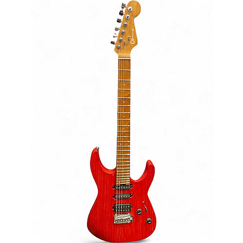 Used Charvel PRO MOD DK24 HSS RED ASH Solid Body Electric Guitar RED ASH