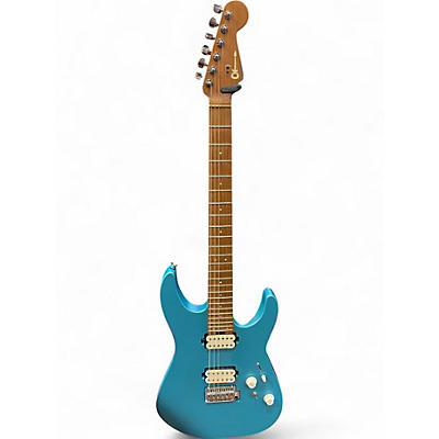 Used Charvel PRO MOD DK24 MATTE BLUE FROST Solid Body Electric Guitar