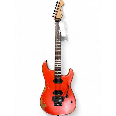 Used Charvel PRO-MOD RELIC SD1 HH FR WEATHERED ORANGE Solid Body Electric Guitar