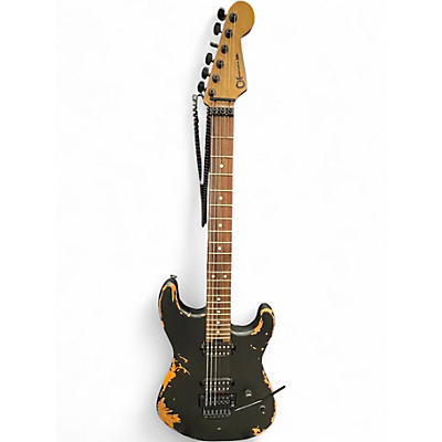 Used Charvel PRO MOD RELIC STYLE 1 HH BLACK Solid Body Electric Guitar