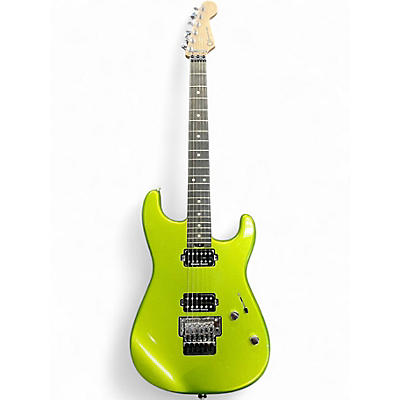 Used Charvel PRO MOD SAN DIMAS 1  METALLIC LIME GREEN Solid Body Electric Guitar