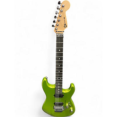 Used Charvel PRO MOD SAN DIMAS HH FR Green Solid Body Electric Guitar