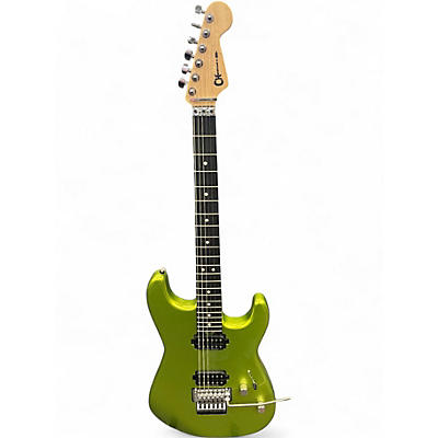 Used Charvel PRO MOD SAN DIMAS LIME GREEN METALLIC Solid Body Electric Guitar
