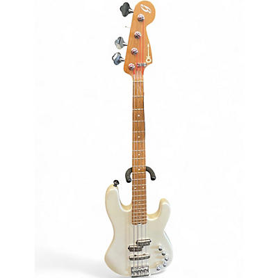 Used Charvel PRO MOD SAN DIMAS PJ BASS PLATINUM PEARL Electric Bass Guitar