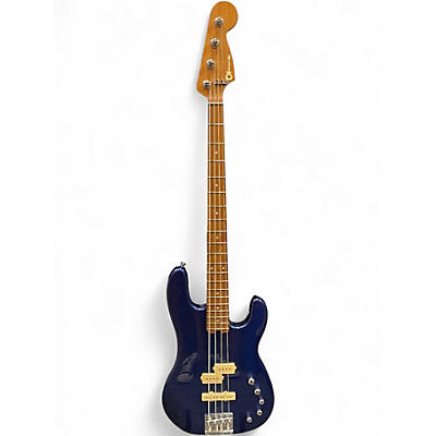 Used Charvel PRO MOD SAN DIMAS PJ IV Electron Blue Metallic Electric Bass Guitar