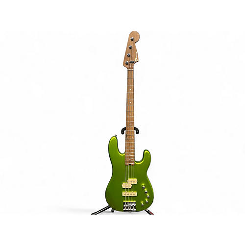 Charvel Used Charvel PRO MOD SAN DIMAS PJ IV Metallic Green Electric Bass Guitar Metallic Green