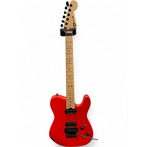 Used Charvel PRO MOD SAN DIMAS STYLE 2 HH FR Satin Red Solid Body Electric Guitar Satin Red