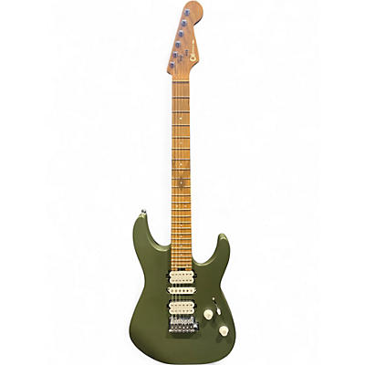 Used Charvel Pro Mod DK-24 HSH  Matte Army Drab Solid Body Electric Guitar