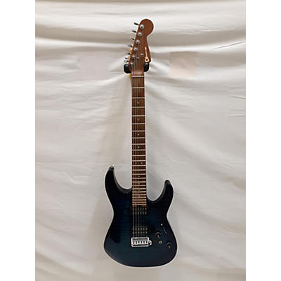 Charvel Used Charvel Pro Mod DK24 2PT CM QM Blue Solid Body Electric Guitar