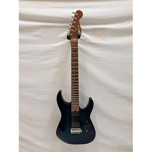 Charvel Used Charvel Pro Mod DK24 2PT CM QM Blue Solid Body Electric Guitar Blue