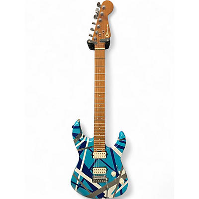 Used Charvel Pro-Mod DK24 HH 2PT CM Matte Blue Frost Solid Body Electric Guitar