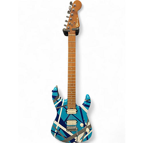 Used Charvel Pro-Mod DK24 HH 2PT CM Matte Blue Frost Solid Body Electric Guitar Matte Blue Frost