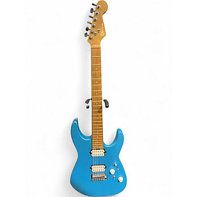 Used Charvel Pro-Mod DK24 HH 2PT CM Matte Blue Frost Solid Body Electric Guitar