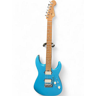 Used Charvel Pro-Mod DK24 HH 2PT CM Matte Blue Frost Solid Body Electric Guitar