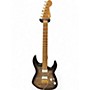 Used Charvel Pro Mod DK24 HH 2PT CM QM Transparent Black Burst Solid Body Electric Guitar Transparent Black Burst