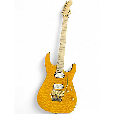 Used Charvel Pro-Mod DK24 HH FR Dark Amber Solid Body Electric Guitar